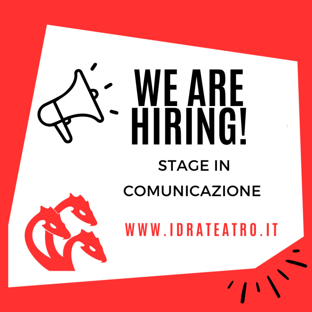 We are hiring! Stage comunicazione